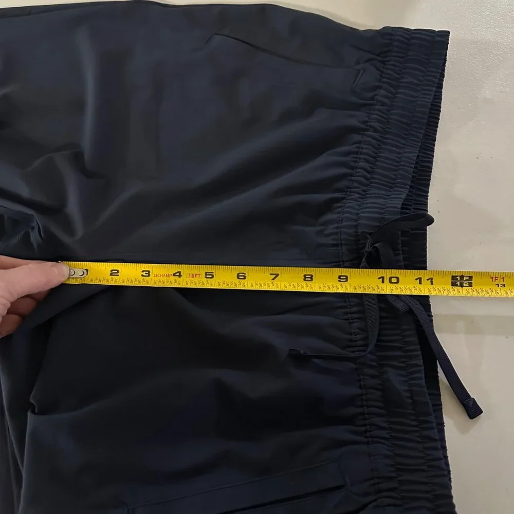 Talbots Navy Blue Crop Performance Quick Dry Pants Womens size Medium Petite NEW - Picture 11 of 11